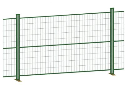 China PVC Coated Temporary Safety Fence , Durable Construction Site Fence Panels for sale