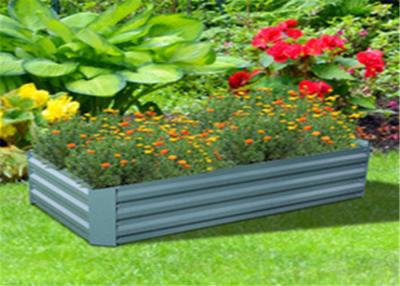 China Cor personalizada 600*600*300mm levantada galvanizada aço das camas do jardim para o vegetal à venda