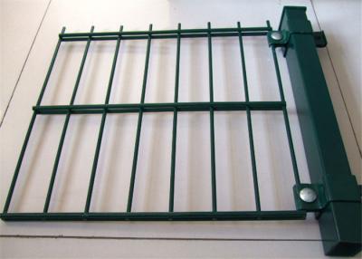 China 2.4M High Security Perimeter 868 Twin Galvanized Steel Mesh Fence Durable With Post for sale