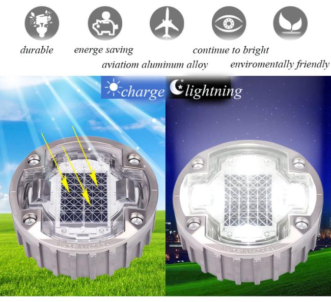 Solar Road Stud in operation