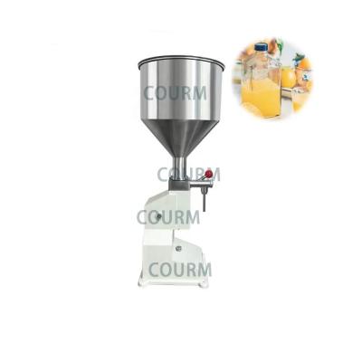 China COURM Hot sale Manual Paste Liquid Cream Filling Machine for Shampoo Cosmetic Perfume Production Line for sale