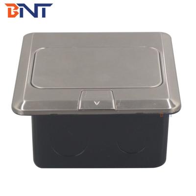 China Stainless steel floor mounted pop up EU power socket box for sale