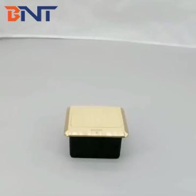 China Pop Up Type Copper cover electrical floor mounted  socket outlet box for sale
