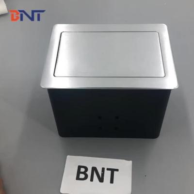 China BNT CE approved female to female table multi-functional box hydraulic pop up socket built in office table for sale