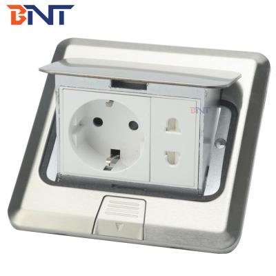 China available customized pop up  floor socket box with EU power for sale