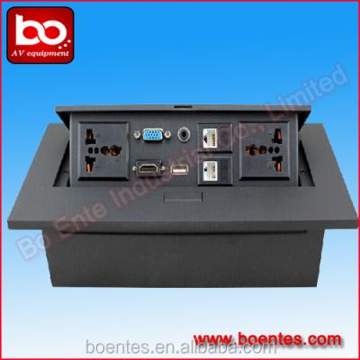 China Pop Up Type Conference Table Power Outlet For Office Furniture for sale