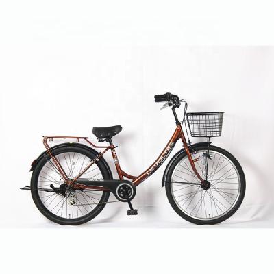 China Alloy Rim Steel City Bikes Lady Bike de 26 pulgadas OEM ODM en venta