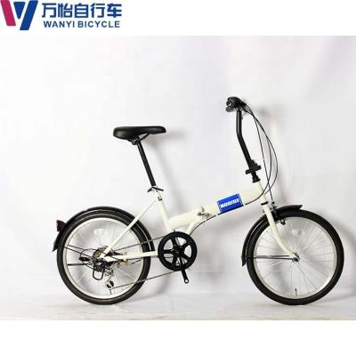 China Six Speed Transmission System 20 Inch Lightweight Folding Bicycle for sale