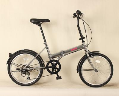 China Bicicleta de estrada dobrável de aço de alta resistência Bicicleta de corrida dobrável seis velocidades à venda