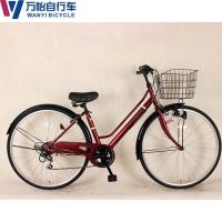 Quality 27 Inch Adult Urban City Bicycles Six Speed Shimano Frame Steel Road Bike for sale