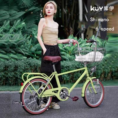 China 20 polegadas de velocidade variável de aço City Commuter Bikes Shimano Mulheres Bike à venda