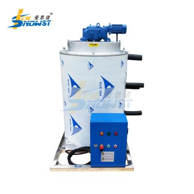 China Planta de acero de encargo de carbono 5 Ton Ice Flaker Machine Evaporator en venta