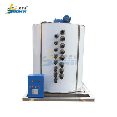 China 25 Ton Flake Ice Evaporator Scale Ice Machine For Slaughtering Processing for sale