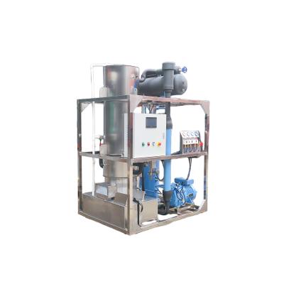 China Voltage 220V/380V/415V/440V/480V Tube Ice Machine with PLC Control Air/Water Cooled for sale
