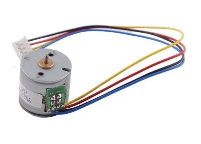 China Bipolar Drive 24V Micro Stepper Motor 20mm 2 Phase With Metal Gear for sale