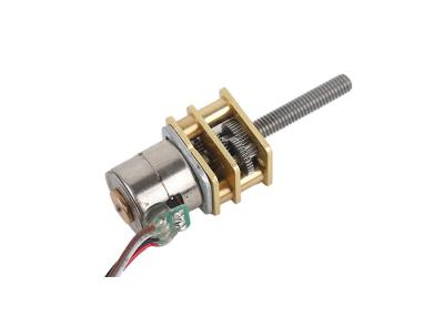China Medical Equipment Micro Stepper Motor 10mm 2 Phase 4 Wire With Lead Screw for sale