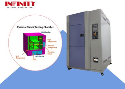 China 100L High Heating Rate Thermal Shock Test Chamber With Carbon Steel Plate Insulation Box for sale