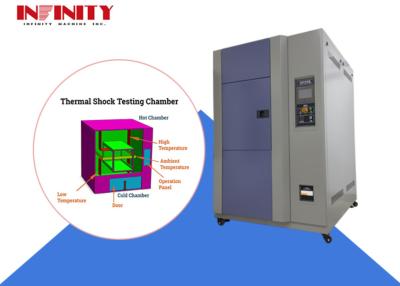 China Programmable Thermal Shock Test Chamber Temperature Uniformity ≦2.0C Within 5Minc for sale