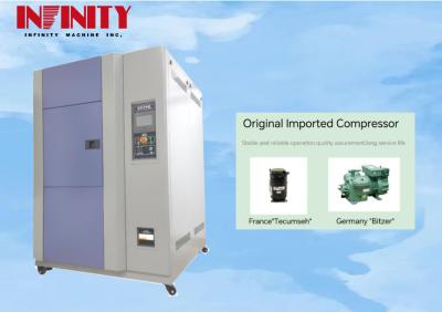 中国 Temperature Variations Hot and Cold Impact Test Chamber with Half-compact Bitzer Compressor 販売のため