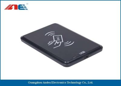 China o Desktop/portátil de leitura do escritor do leitor de USB RFID da escala de 16CM pôs o poder 200mW do RF à venda