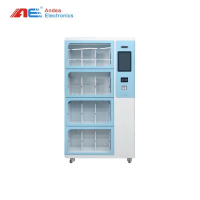 China Schools And Offices Small Automatic 24 Hours Intelligent RFID Bookshelf Self Help Smart Bookcase for sale