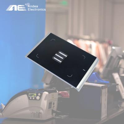 China Surface Matte Texture Acrylic Material Black UHF RFID Reader For Store Counter Settlement for sale
