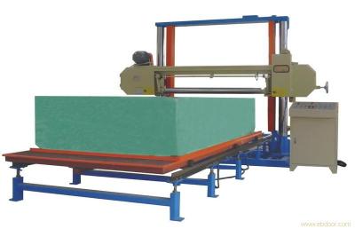 China Horizontal Automatic Polyurethane / PU Foam Cutting Machine For Sponge Sheet for sale