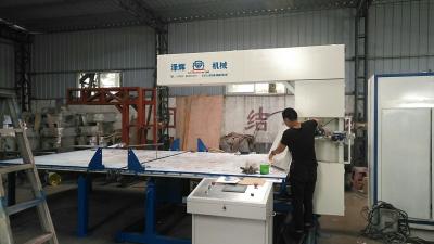China Vertical Digital Sponge Cutting Machine , Automatic Foam Cutting Machinery For Sponge Mattress for sale