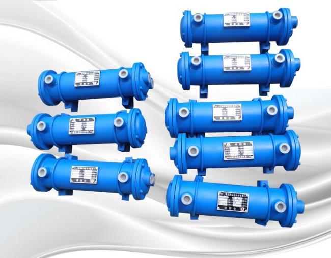 Water Cooling SUS304 Shell and Tube Heat Exchanger, Double Pipe Tube Heat Exchanger Hydraulic Oil Tubular Cooler