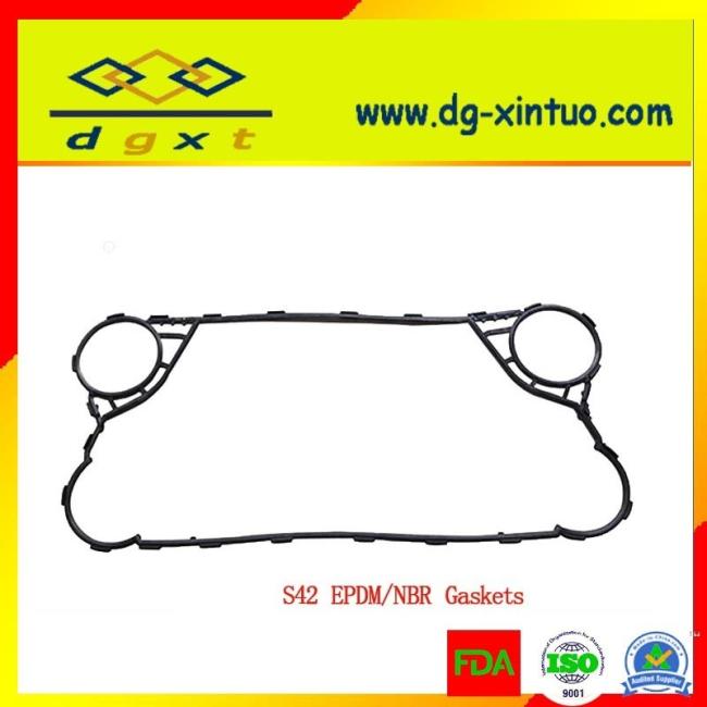 Sondex S41 / S41A / S42 / S62 / S62ae / S62ty / S63 / S79 / S86 / S86se / S87 / S110 / S110se (DN 150) EPDM Gasket Titanium Plate Heat Exchanger 1450*608mm