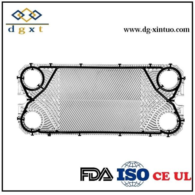 M6 Titanium Plate for Sea Water Salt Water Plate Heat Exchanger