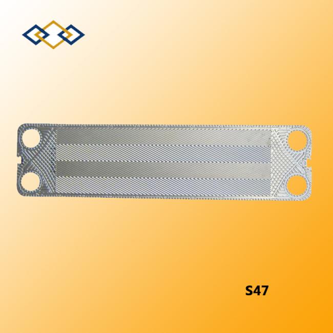 Superior Qualified S47 Fishbone Heat Exchanger Plate