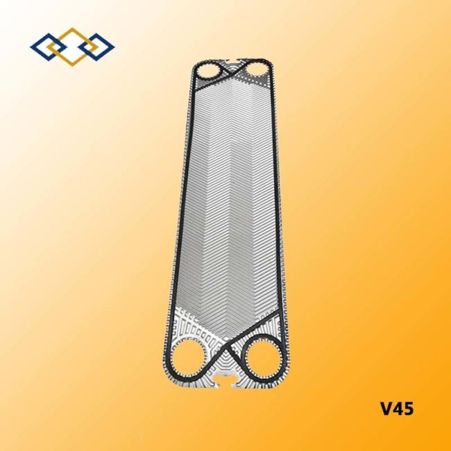 Custom V45 Ti Plate 316/0.5 Plate for Vicarb Plate Heat Exchanger