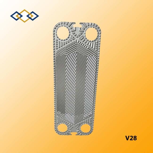 Supply 100% Replacement Vicarb V2/V4/V8/V13/V20/V28/V45/V60/V100/V110/V130/V170/V280 Flow Plate for Plate Heat Exchanger