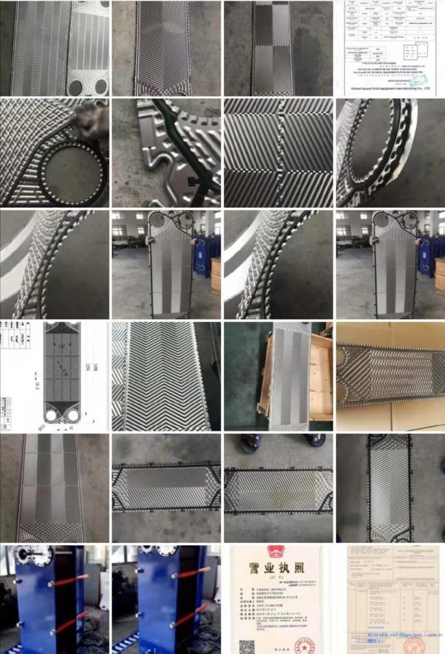M6/M10/M15/M20/M30 Stainless Steel Heat Exchanger Plate