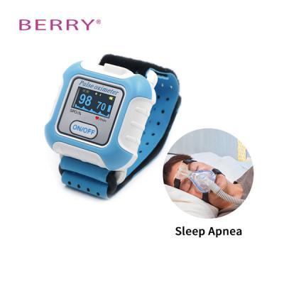 China Apneia do sono durante a noite de Oximetry do pulso do sono do boi do pulso do monitor do sono de Bluetooth do oxímetro Sp02 à venda