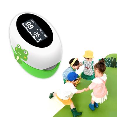 China Rechargeable OLED Screen Childrens Pulse Oximeter Kids Spo2 USB Fingertip Oximeter for sale