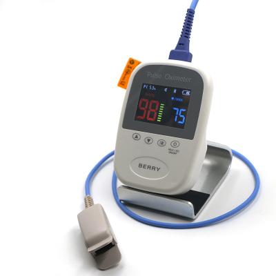China Oxímetro de pulso portátil branco com baixo / alto SpO2 e alarme de pulso à venda