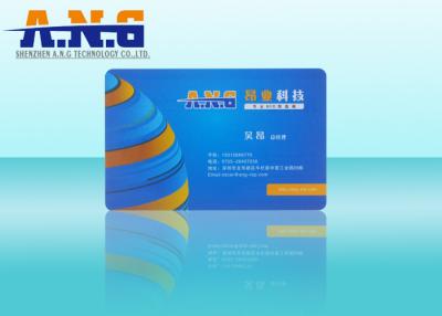 China Glossy Surface PVC Business Cards CR80 Standard Size 85.5 x 54 mm for sale