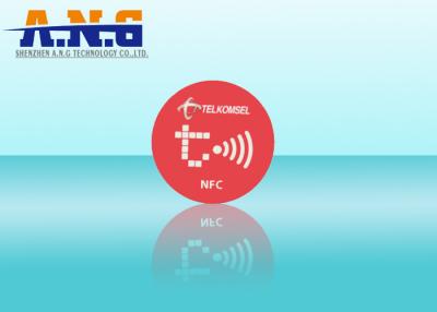 China Etiquetas PET pequeñas NFC HF Rfid 13.56MHZ Antimetal con antena de grabado de aluminio en venta