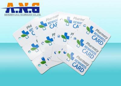 China 3 Up PVC Combo Vip Business Cards With Barcode For Membership Management for sale