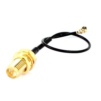 China RF1.13 IPX to RP-SMA-K Antenna WiFi Pigtail Cable 13cm for sale