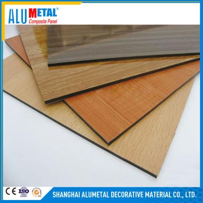 China 8mm Wooden Aluminium Alloy Composite Panel Sheet Decorative Material for sale