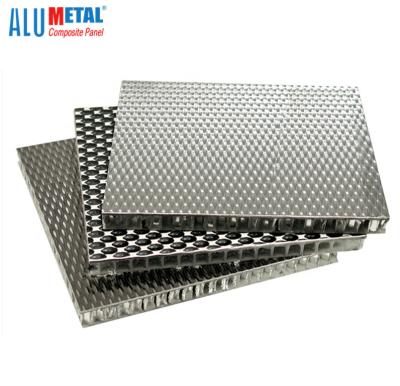 China 1020mm 5mm Stone Honeycomb Panel Sandwich Plate Board Sheets AA1100 for sale