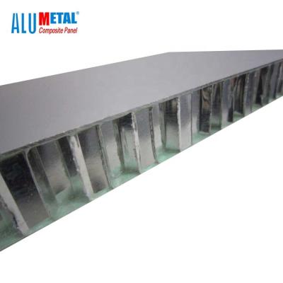 China Composite Wood Stone Honeycomb Panel 100mm Marble Extruded 1575MM Exterior B1 FR for sale