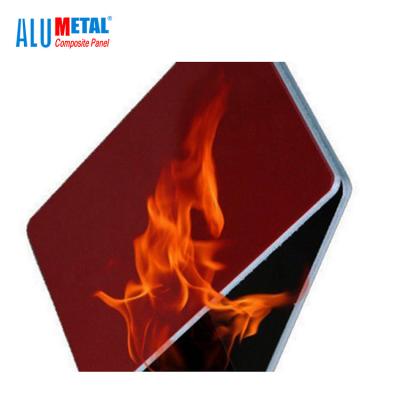 China 1220x2440mm Fire Retardant Aluminium Composite Panel Nontoxic 115 Degree Deflection for sale