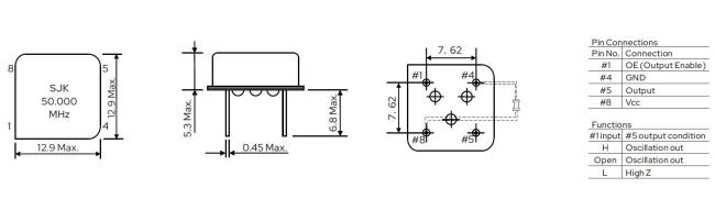 DIP8-Crystal-Oscillator-Dimension