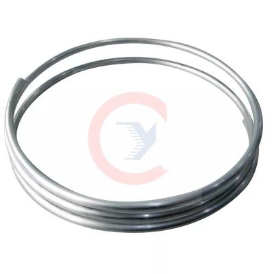 China Silver Aluminium Tube Coil 1060-O Seamless On Refrigeration Equipment for sale