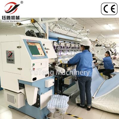 China Máquina informática de costura de fechadura de costura máquina de coberturas máquina de fazer lençóis de cama à venda