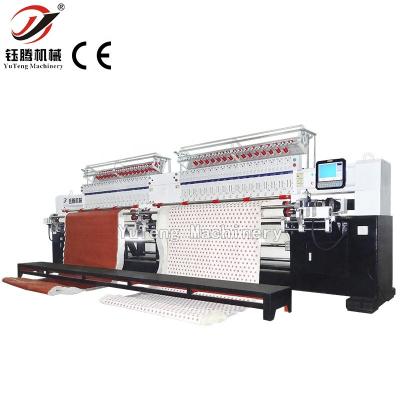 China Industriële computergeïntegreerde dekbed- en bordurenmachine Multihead multifunctionele Te koop